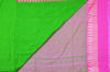 Picture of Green and Pink Pure Cotton saree