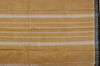 Picture of "Small Checks Beige with Dark Brown Mango, Rudraksh and Peacock Border Pure Kanchi Cotton saree"