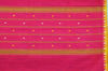 Picture of Pink with Mango Yellow Small Temple Border and Butta Pure Kanchi Cotton saree