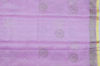 Picture of Onion Pink Plain Swarovski Motifs Kota Doria Silk Cotton Saree