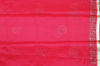 Picture of Red Plain Swarovski Motifs Kota Doria Silk Cotton Saree