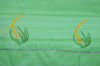 Picture of Pista Green and Lemon Yellow Embroided Kota Doria Silk Cotton Saree