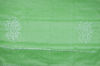 Picture of Pista Green Embroided Kota Doria Silk Cotton Saree