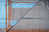 Picture of Grey and Brown Bhagalpuri Silk Saree with Temple Border