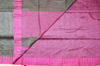 Picture of Brown and Magenta Bhagalpuri Silk Saree with Temple Border