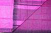 Picture of Onion Pink and Black Bhagalpuri Silk Saree with Temple Border