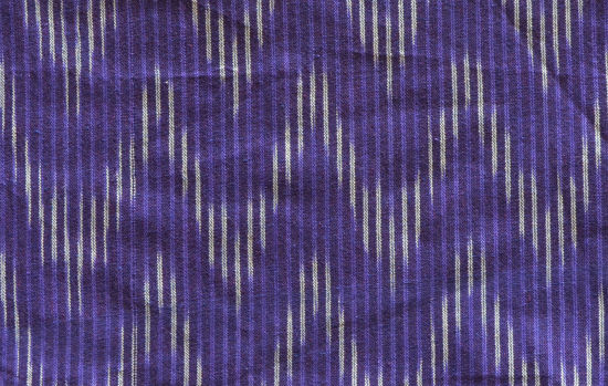 Picture of Lavender and White Ikkat Cotton Fabric