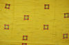 Picture of Yellow Floral Embroidery Work Ghicha Silk Saree
