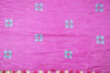 Picture of Pink Floral Embroidery Work Ghicha Silk Saree