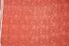 Picture of Brick Red Dabu Print Malmal Cotton Dress Material