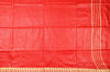 Picture of Seaweed Green and Red 3 Piece Bhagalpuri Silk Batik Print Dress Material
