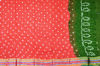 Picture of Bottle Green and Orange 3 Piece Tie and Dye Bandhani Cotton Dress Material