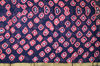 Picture of Peach and Navy Blue 3 Piece Tie and Dye Bandhani Cotton Dress Material