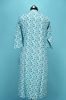 Picture of Ice Blue Rayon Printed Kurti