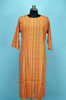 Picture of Orange with Multi colour Rayon Printed Kurti
