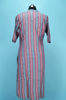 Picture of Grey and Pink Stripes Rayon Kurti