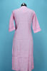 Picture of Pink and White Stripes Rayon Kurti
