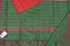 Picture of Red and Bottle Green Zari Stripes Mangalagiri Silk Sarees