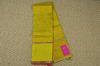 Picture of Yellow and Pink Stripes Mangalagiri Silk Saree