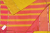 Picture of Yellow and Pink Stripes Mangalagiri Silk Saree