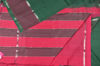Picture of Bottle Green and Pink Missing Checks Mangalagiri Silk Saree
