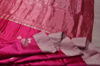 Picture of Rani Pink Chanderi Pure Silk Saree with Lotus Silver Zari Butta and Border