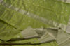 Picture of Pista Green Chanderi Pure Silk Saree with Small Silver Zari Butta and Border