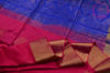 Picture of Pink and Royal Blue Pure Coimbatore Soft Silk Saree