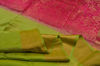 Picture of Green and Pink Pure Coimbatore Soft Silk Saree