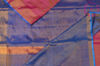 Picture of Pink and Anand Blue Uppada Full Tissue Silk Saree
