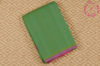 Picture of Sea Green and Pink Plain Mangalagiri Handloom Cotton Saree