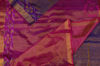 Picture of Violet and Pink Uppada Full Tissue Silk Saree with Pochampally Border