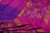 Picture of Purple and Pink Uppada Silk Saree with Big Pochampally Border
