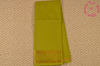 Picture of Olive Green Plain Mangalagiri Handloom Cotton Saree with Zari  Border
